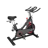 ADVENOR Magnetic Resistance Indoor Cycling Bike, Belt Drive Indoor Exercise Bike Stationary bike LCD Monitor with Ipad Mount ＆Comfortable Seat Cushion. 35 lbs Flywheel. 2022 Upgraded Version（black）