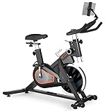 Women’s Health Men’s Health - Indoor Cycling Exercise Bike - Stationary Bike with Bluetooth Smart Connect - Stationary Exercise Bikes for Home Gym Designed to Work with the MyCloudFitness App